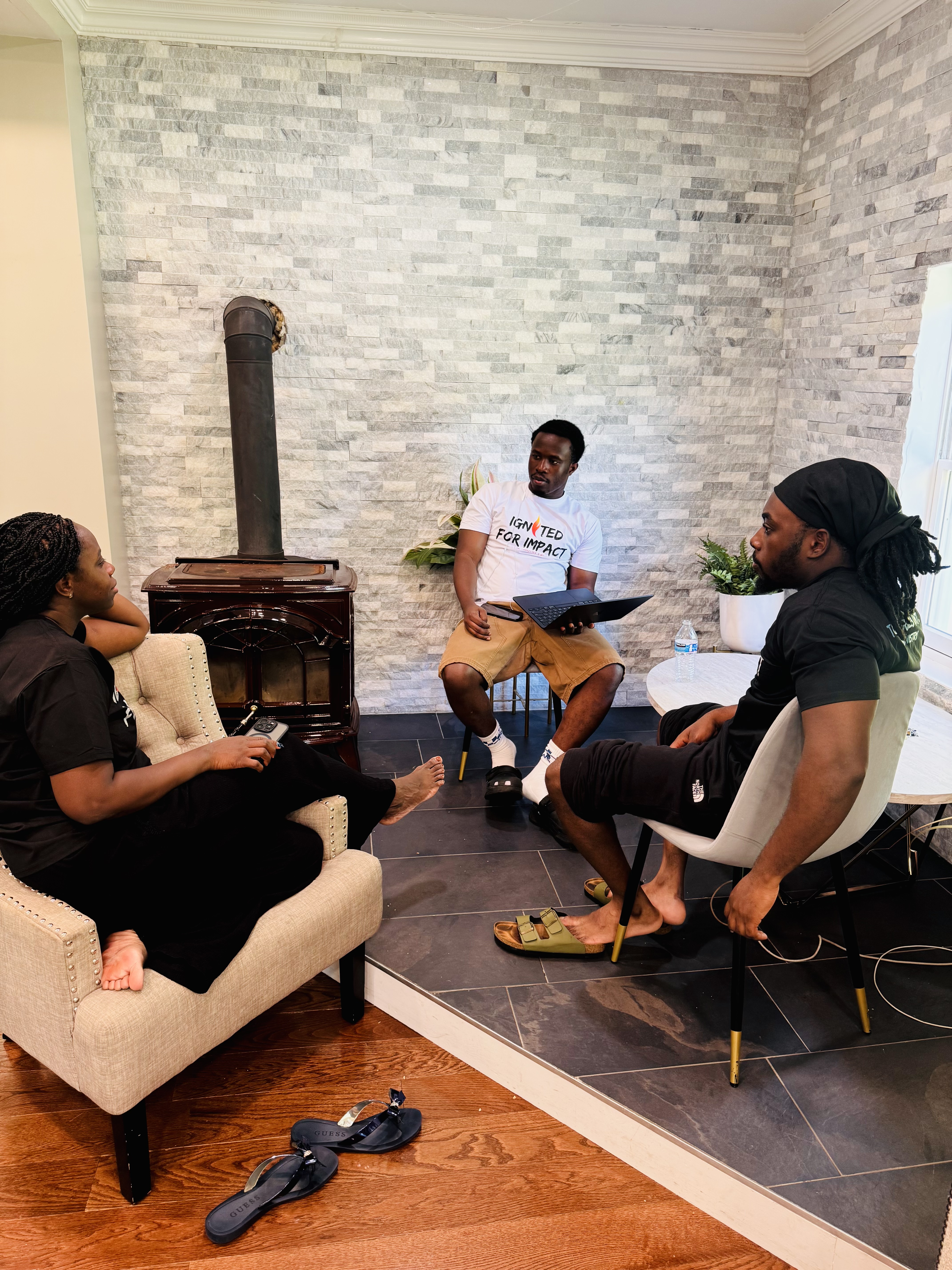 Small group at DOXA