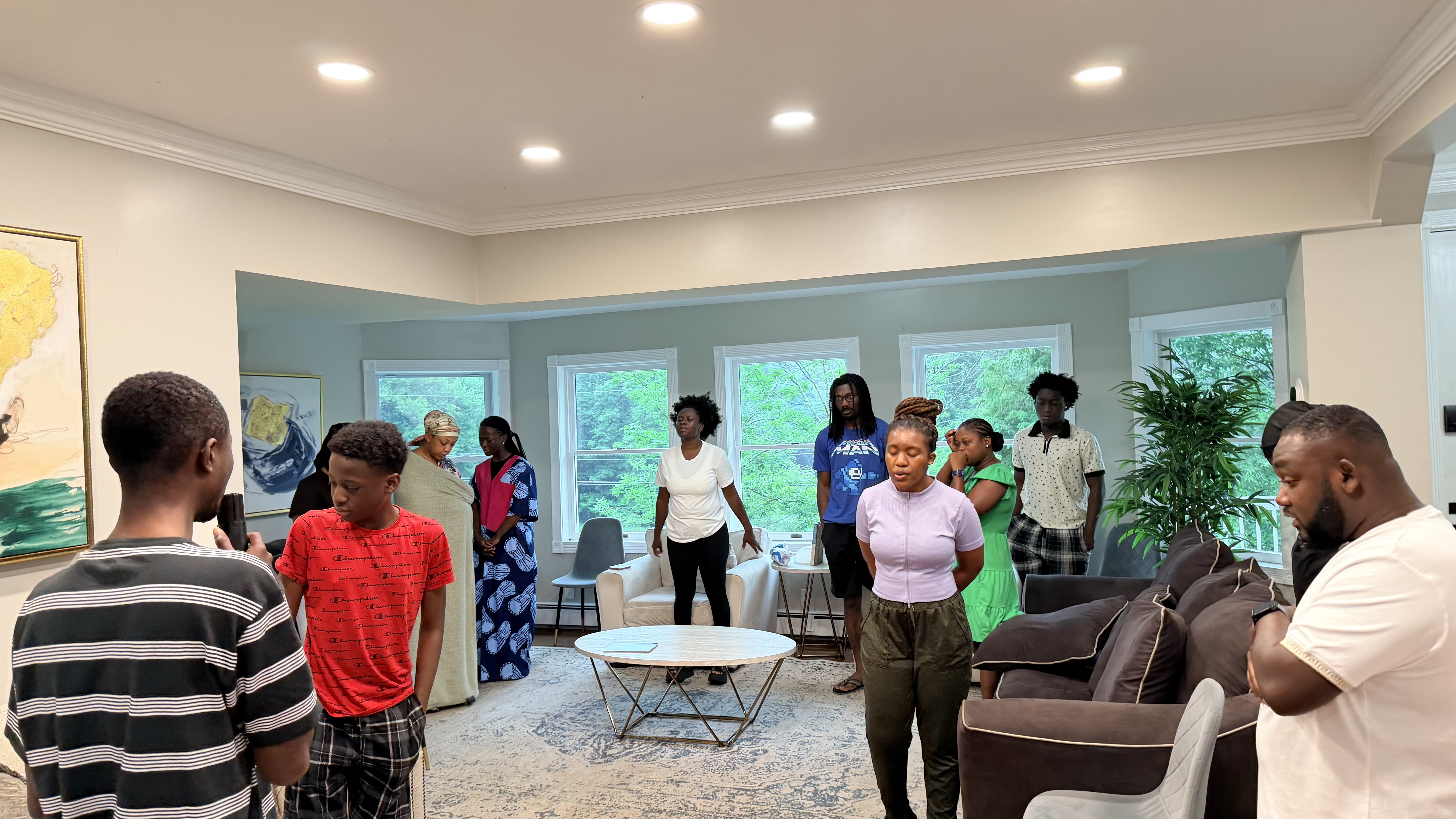 Small group at DOXA
